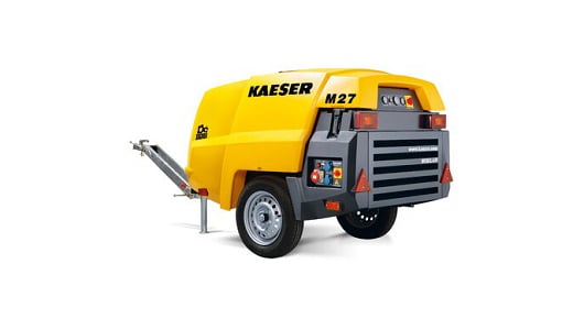 Mobiilne kompressor KAESER (2.6 m3/min) - Rent